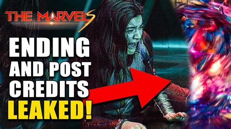 marvels post credit scene leak|The Marvels Post